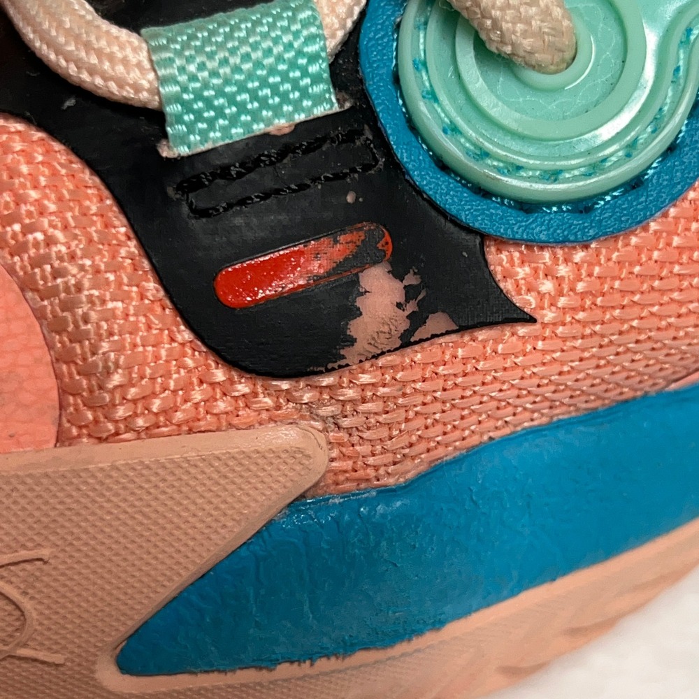 Li Ning Way of Wade Son of Flash Desert Pink Teal Basketball Sneakers US 7 Rare - Picture 12 of 15